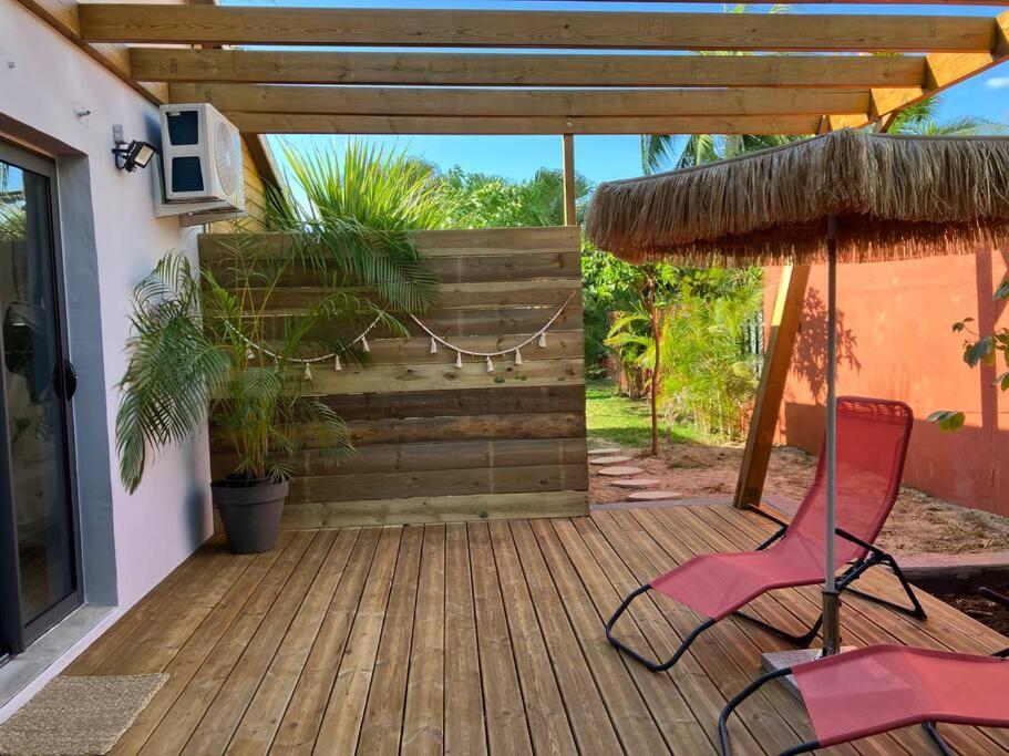 Kazacoco Bungalow A 5 Min A Pieds Du Lagon La Saline Les Bains Zewnętrze zdjęcie