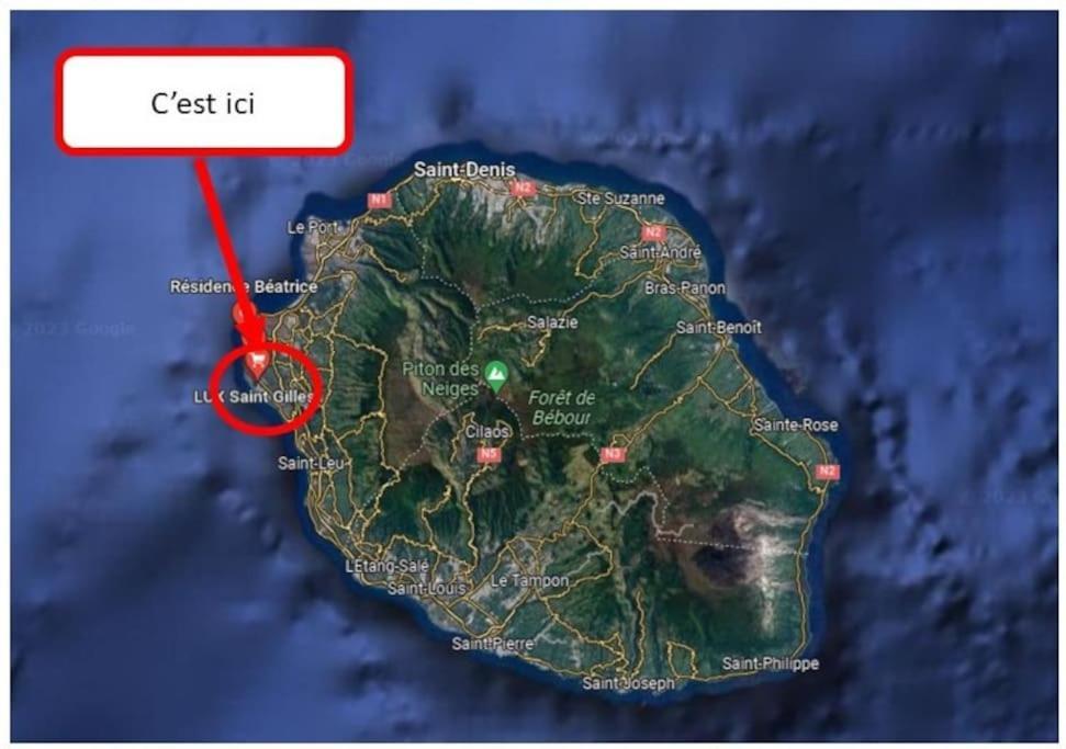 Kazacoco Bungalow A 5 Min A Pieds Du Lagon La Saline Les Bains Zewnętrze zdjęcie